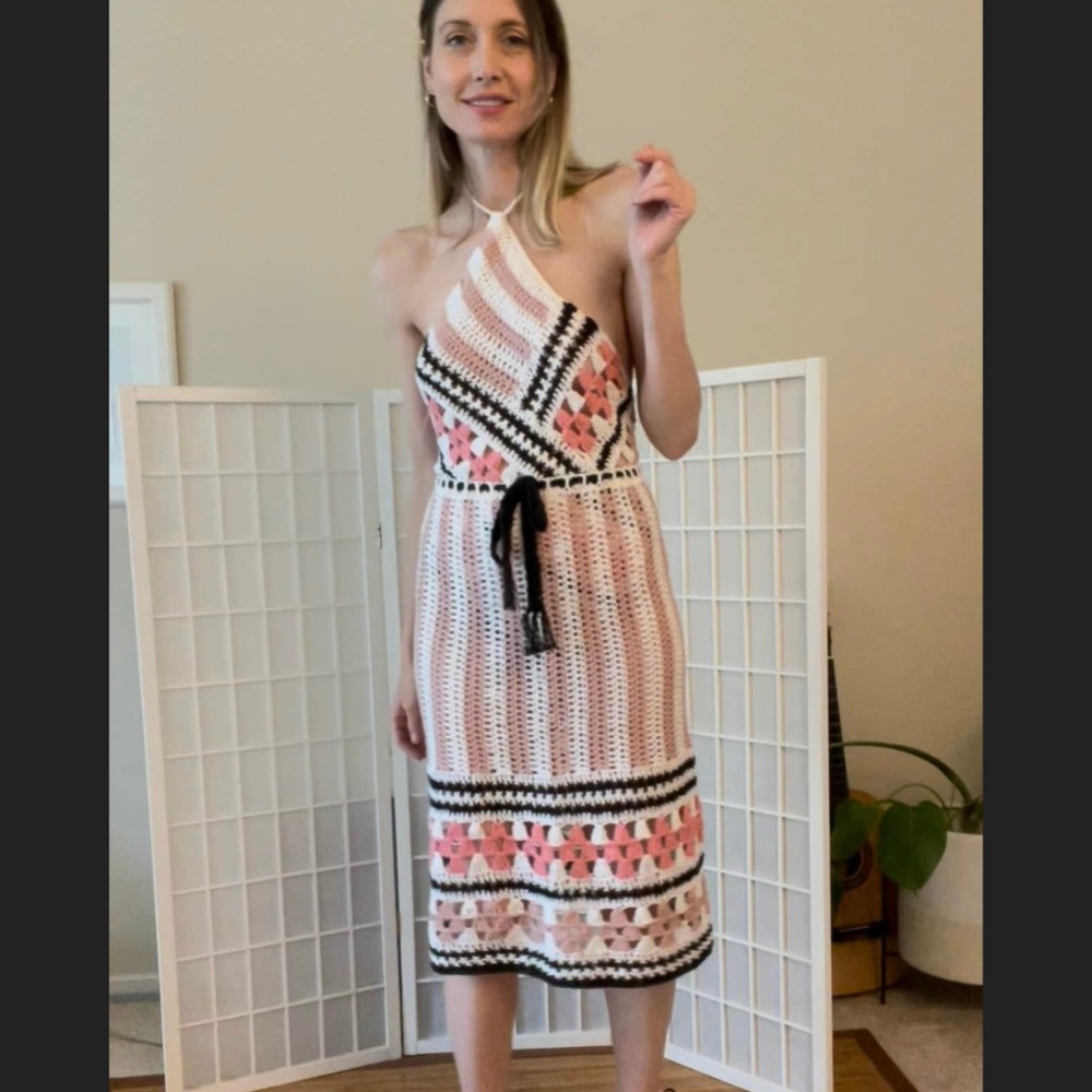 Hand made Two Piece Vintage Style Crochet Set